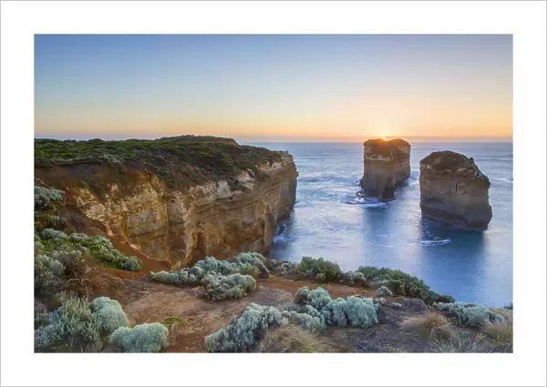 Loch Ard Gorge at sunset, Port Campbell National Park, Great Ocean Road, Victoria