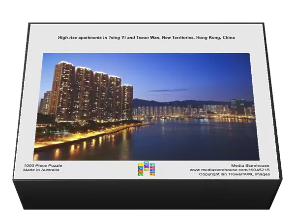 High-rise apartments in Tsing Yi and Tseun Wan, New Territories, Hong Kong, China