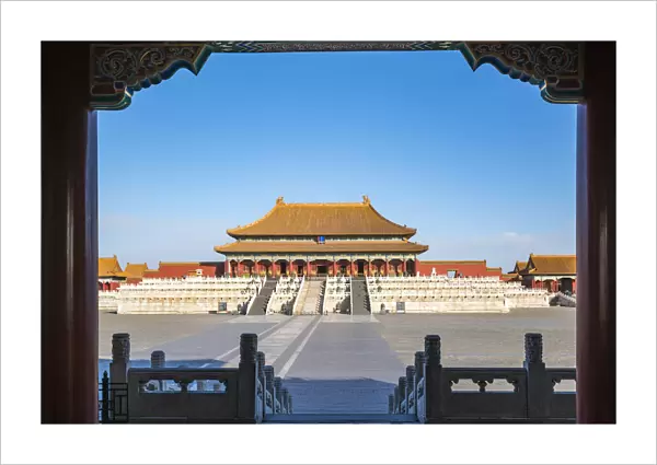Hall of Supreme Harmony seen from the Gate of Supreme Harmony