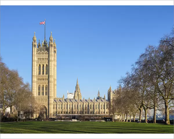 United Kingdom, England, London. Palace of Westminster, the houses of Parliament of