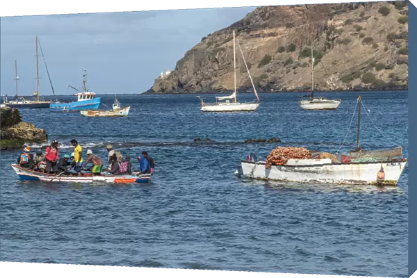 africa, Cape Verde, Santiago. Fishermen of Tarrafal