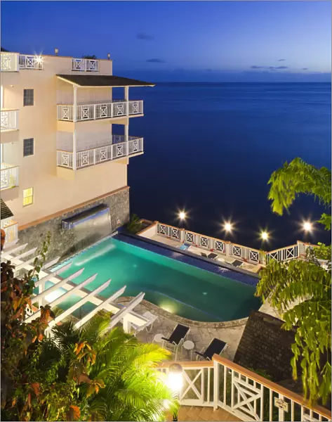Dominica, Roseau. The Fort Young Hotel