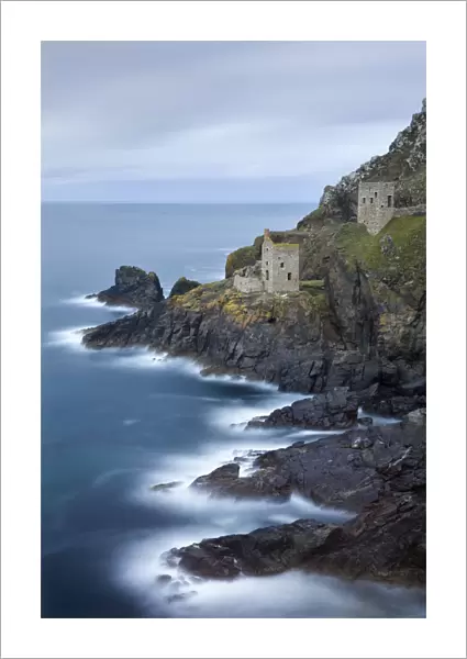 The Crowns engine houses, a historic reminder of Cornwalls tin mining heyday, Botallack