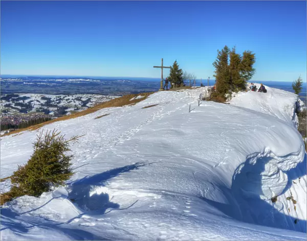 Summit of Ruetter Wanne, Allgaau, Bavaria, Germany