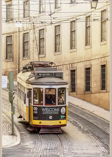Tram number 28, Lisbon, Portugal