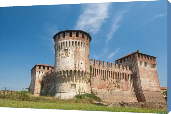 Soncino, Cremona, Lombardy, Italy. Soncinos Castle
