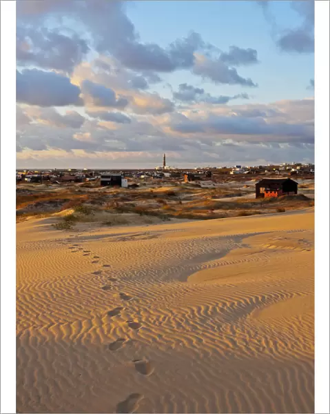 Uruguay, Rocha Department, Cabo Polonio, Sunrise at dunes
