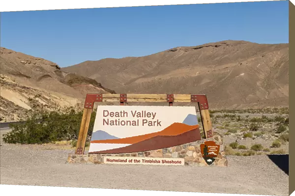 Entrance to Death Valley National park, California, USA