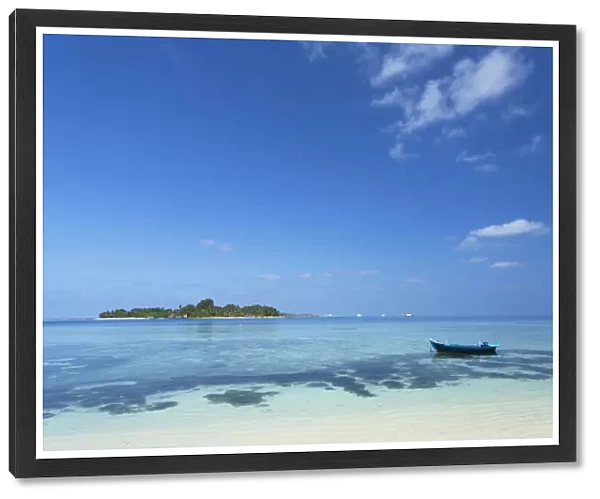 View of Kuramathi Island, Rasdhoo Island, Northern Ari Atoll, Maldives