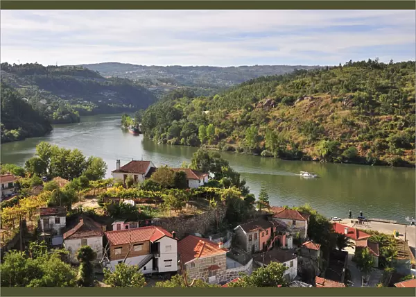 The Douro river at Castelo de Paiva. Portugal