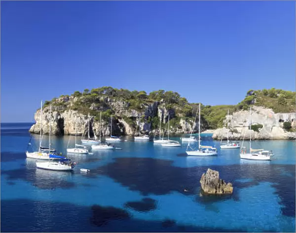 Spain, Balearic Islands, Menorca, Cala Macarella Beach