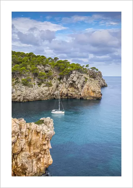 Cala De Deia, Serra de Tramuntana, Mallorca (Majorca), Balearic Islands, Spain