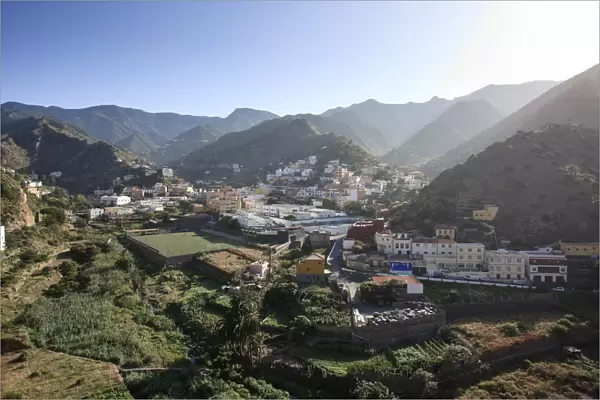 Canary Islands, La Gomera, Vallehermoso town