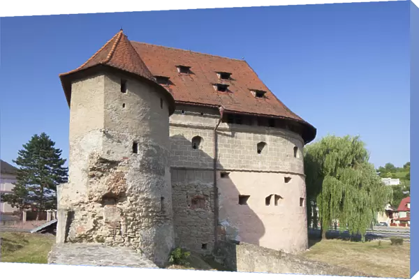 Bastion on city wall, Bardejov (UNESCO World Heritage Site), Presov Region, Slovakia