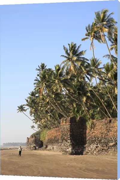 Portuguese fort (XVI c. ). Revdanda, Konkan coast, Maharashtra, India