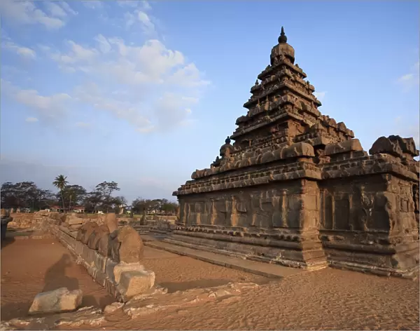 The Shore Temple (UNESCO World Heritage), Mamallapuram, Tamil Nadu, India