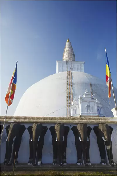 Ruvanvelisaya Dagoba, Anuradhapura, (UNESCO World Heritage Site), North Central Province