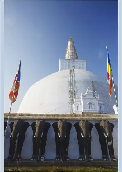 Ruvanvelisaya Dagoba, Anuradhapura, (UNESCO World Heritage Site), North Central Province