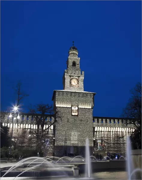 Italy, Milan, Castello Sforzesco (Sforzesco Castle)