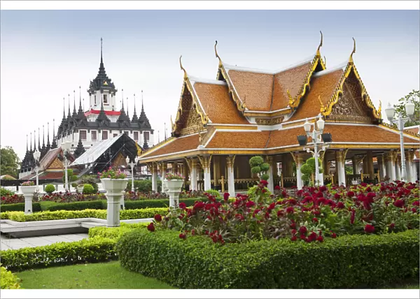 South East Asia, Thailand, Bangkok, Phra Nakhon district, Wat Ratchanaddaram showing