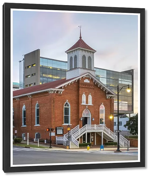 United States, Alabama, Montgomery. Dexter Avenue Baptist Church, where Martin Luther King