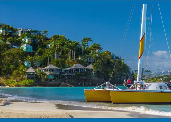 Antigua, Jolly Bay Beach, Catamaran