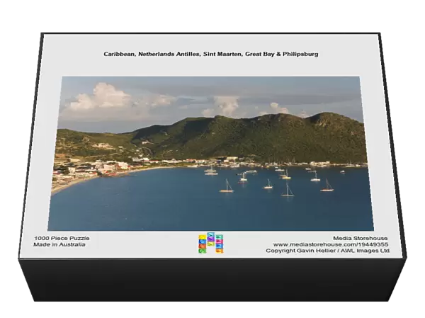 Caribbean, Netherlands Antilles, Sint Maarten, Great Bay & Philipsburg