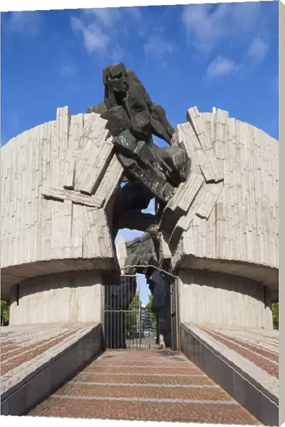 Bulgaria, Black Sea Coast, Burgas, Soviet-era Monument to the Resistance