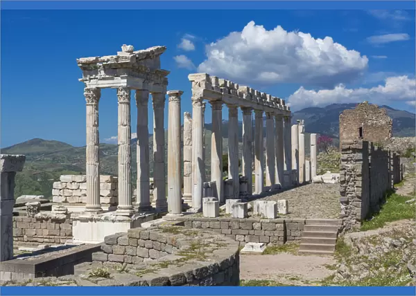 Temple of Trajan, Pergamon, Bergama, Izmir Province, Turkey