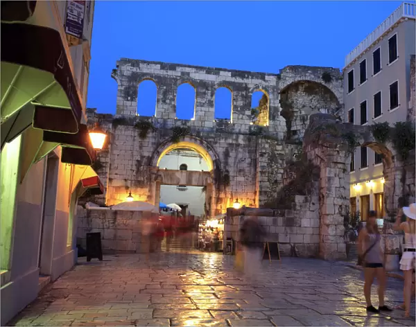 East gate, Porta Argentea, Split, Dalmatia, Croatia