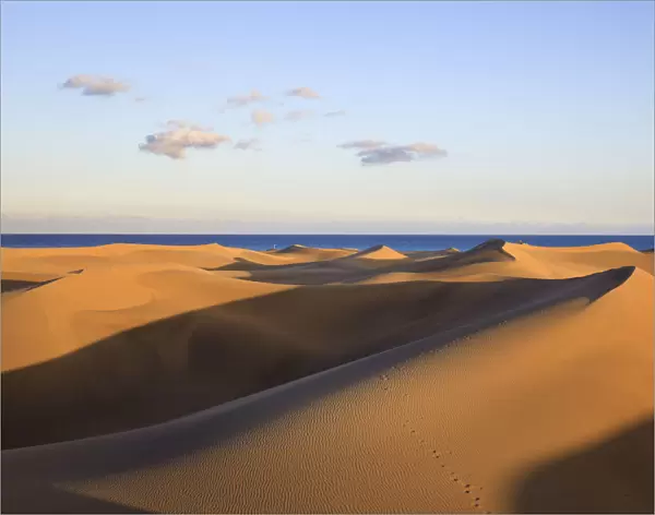 Canary Islands, Gran Canaria, Playa del Ingles, Maspalomas Sand Dunes National Park