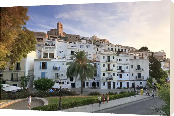 Spain, Balearic Islands, Ibiza, Old town (Dalt Vila)