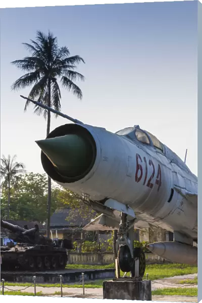 Vietnam, Hue, Military Museum, Vietnam War-era, Soviet Mig-21 fighter plane