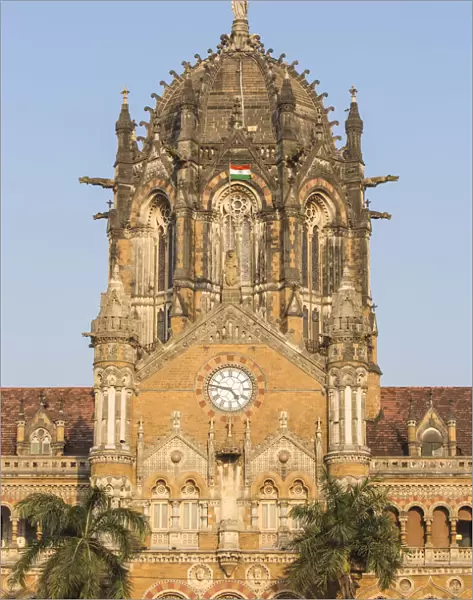 India, Maharashtra, Mumbai, Chhatrapati Shivaji Terminus a historic railway
