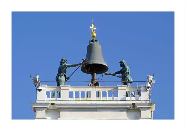 Italy, Veneto, Venice, Astronomical Clock Tower (Torre dell Orologio)