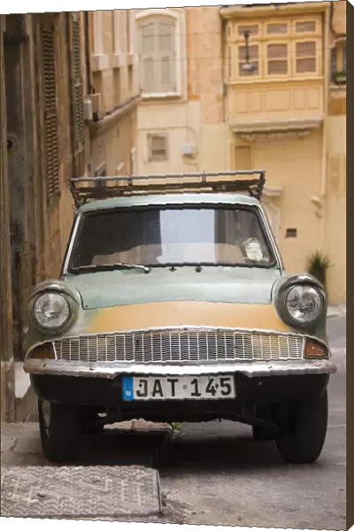 Malta, Valletta, early 1960s Ford Anglia car