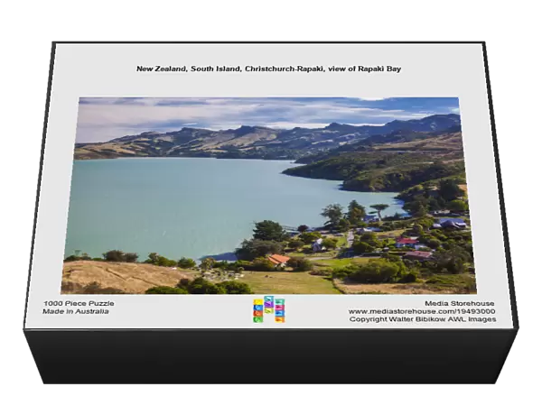 New Zealand, South Island, Christchurch-Rapaki, view of Rapaki Bay