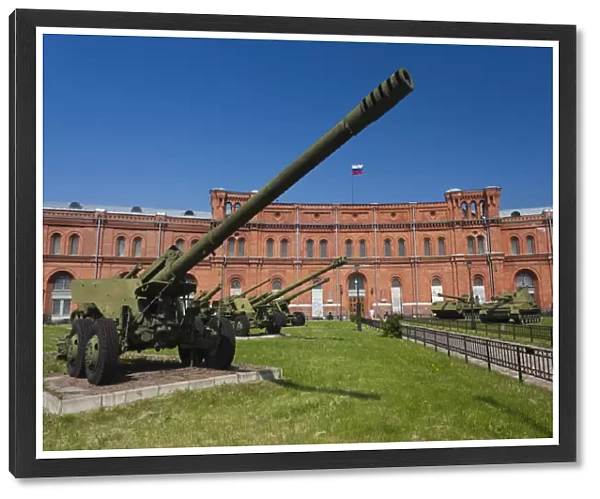 Russia, St. Petersburg, Kronverksky Island, Artillery Museum, cannon