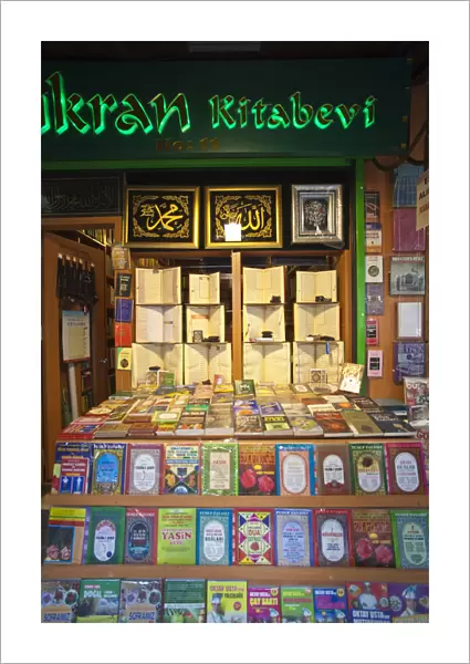 Book bazaar next to the Grand Bazaar, Istanbul, Turkey