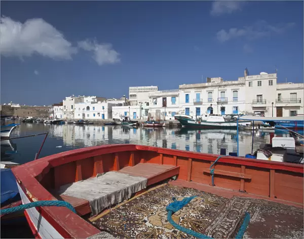 Tunisia, Northern Tunisia, Bizerte, Old Port, buildings and boats