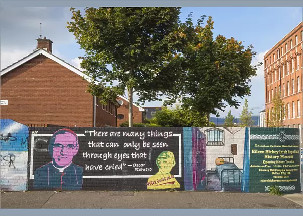 United Kingdom, Northern Ireland, Belfast, Falls Road, Political murals