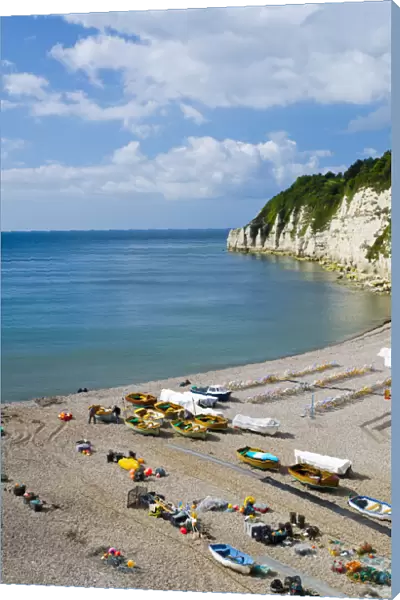 UK, England, Devon, Beer, a Gateway Town to the UNESCO World Heritage Site of the