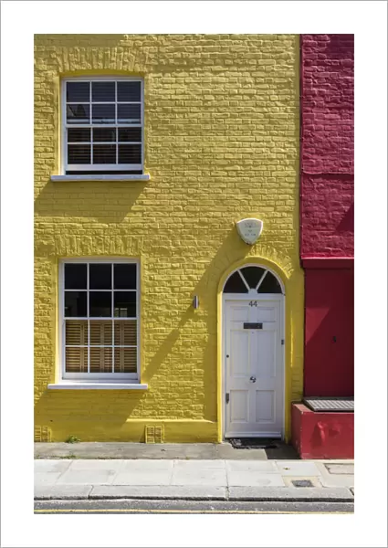 Yellow house, Chelsea, London, England, UK