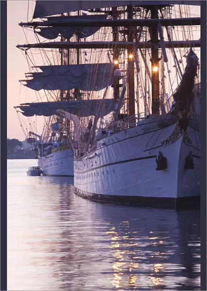 USA, Massachusetts, Boston, Sail Boston Tall Ships Festival, Portuguese tall ship