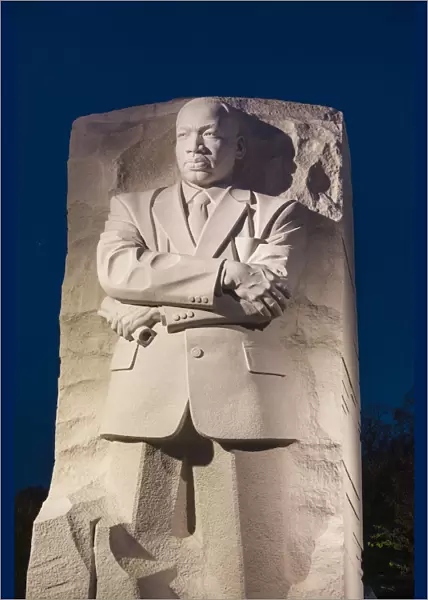 USA, Washington DC, Martin Luther King Memorial, dawn