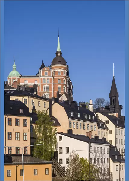Sweden, Stockholm, view towards Sodermalm neighborhood