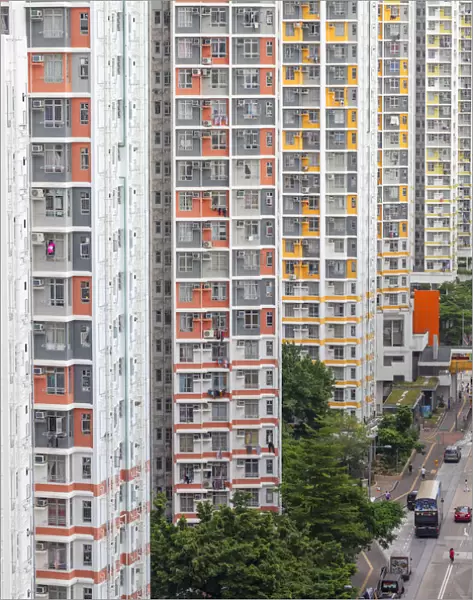 Public housing apartments, Shek Kip Mei, Kowloon, Hong Kong