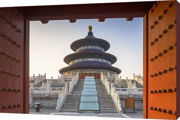 Temple of Heaven at sunrise, Beijing, China