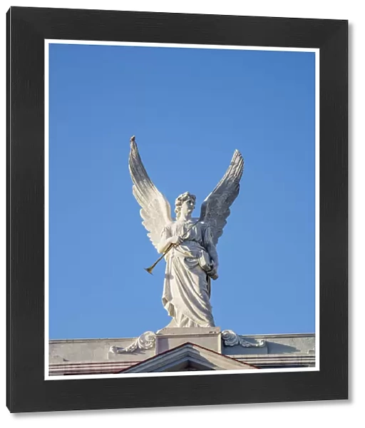 Angel Sculpture at Nuestra Senora de la Asuncion Cathedral, Santiago de Cuba