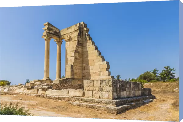 The Temple of Apollo at the Sanctuary of Apollo Hylates, Kourion, Limassol, Cyprus